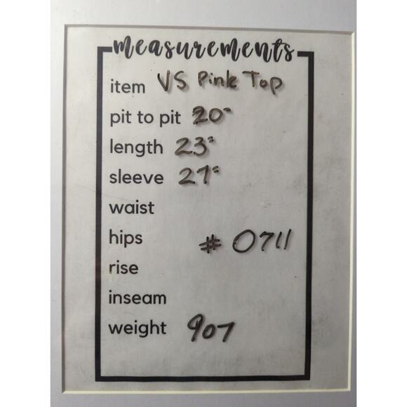 VS Pink Top Blue Athletic Shirt Long Sleeve Neutral Woman's Size Small - Picture 12 of 13